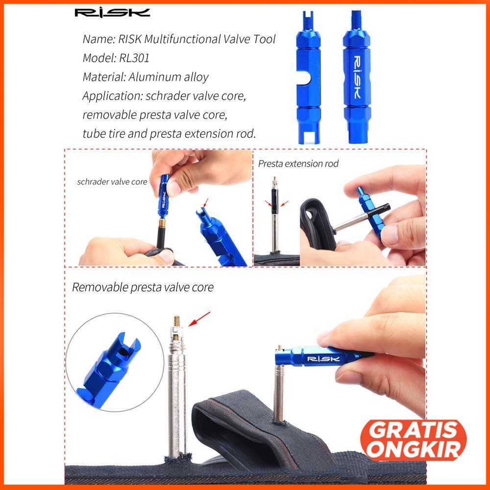 Suntikan Cairan Ban Tubeless Sealant Injection Tool - RL225