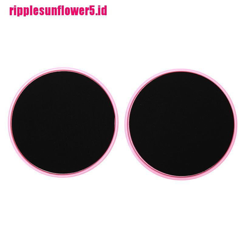 # Kaos T-Shirt Wanita Lengan Pendek Motif Print #2pcs Piringan Gliding Disk Untuk Fitness / Yoga