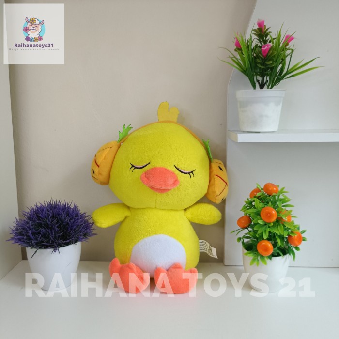 Boneka bebek bando pita, headshet buah lucu murah