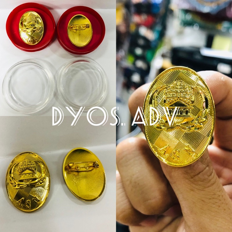 Pin Kopri ASN Oval peniti