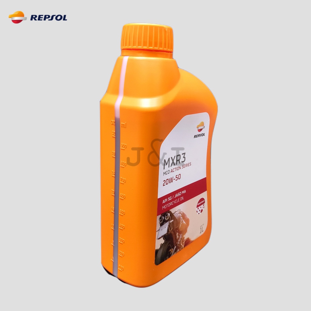 Oli Repsol MXR 3 20W-50 API SG JASO MA 1 Liter