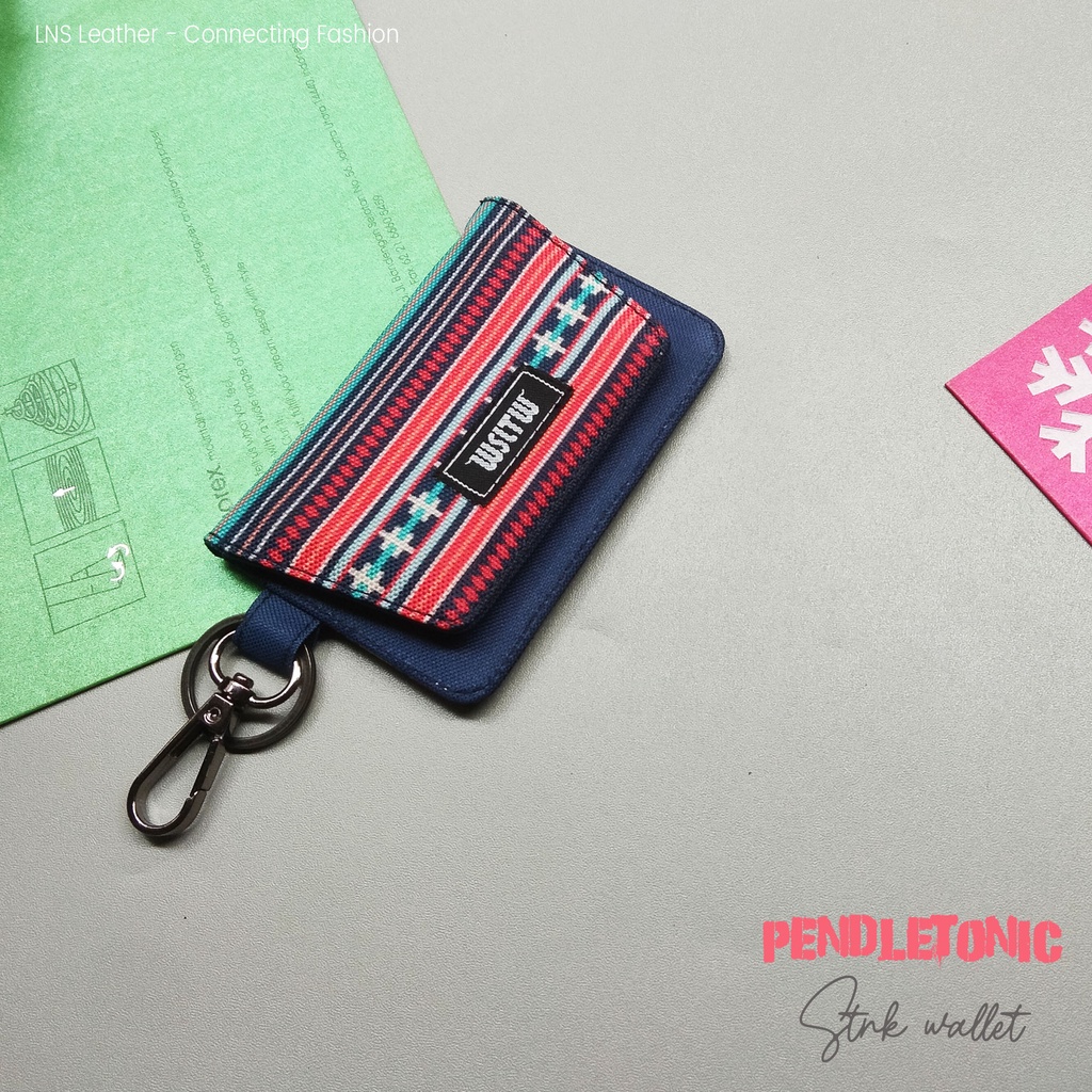 Dompet STNK E-Toll Mobil Gantungan Kunci Stnk Motor Pendletonic Edition