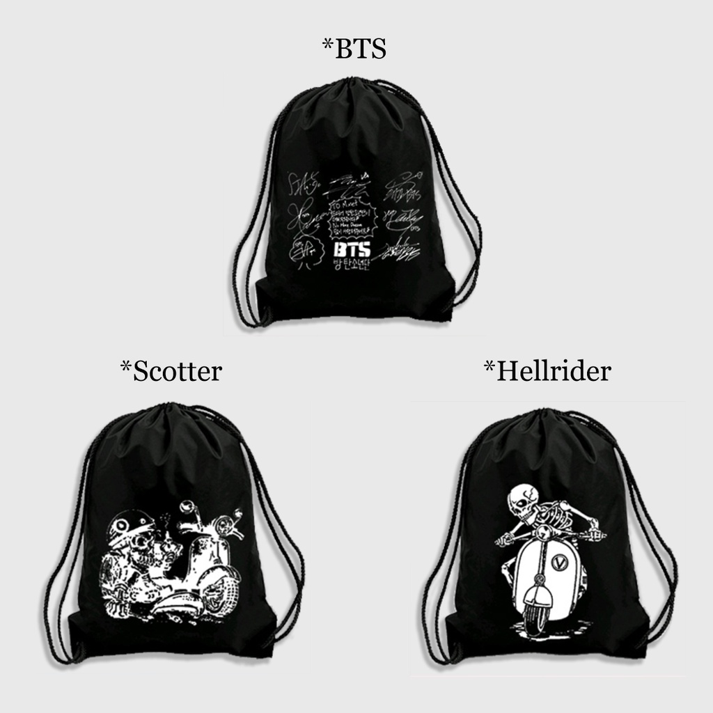 Tas Serut Terlengkap - String Bag - New Stringbag - Tas Anti Air / Tas Olahraga Drawstring Bag Gym Bisa Custom Tas Polos A