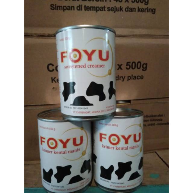 

Krimer kental manis Foyu @500 gram