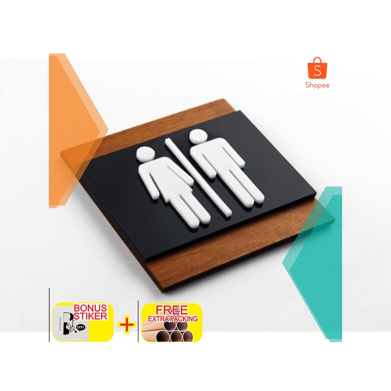 

Grosir LABEL TOILET | PAPAN TOILET AKRILIK Keren