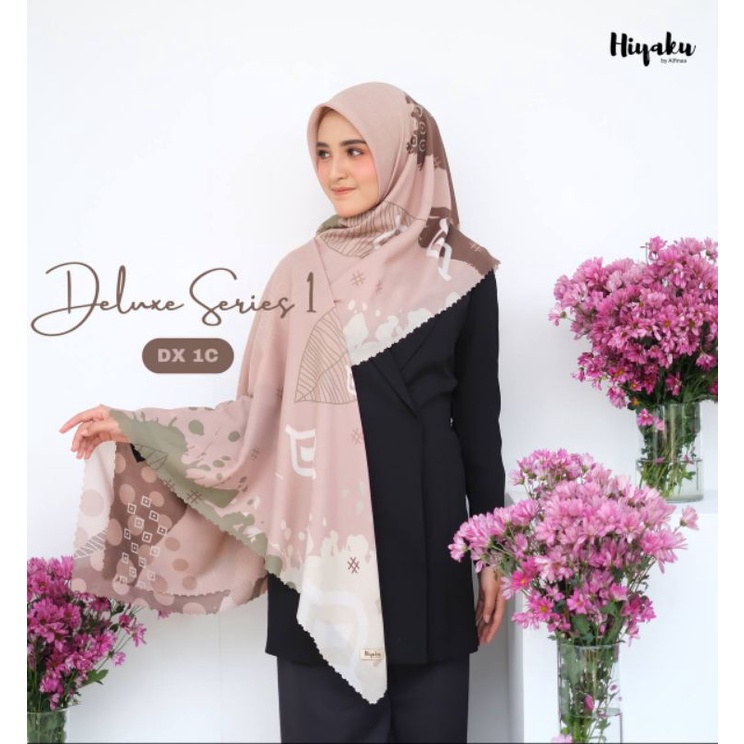 Jilbab segiempat/Deluxe series 1 by hiyaku//READY STOK