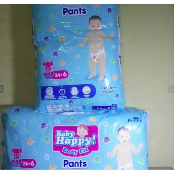 m-87 Baby Happy Pants M 34+6/L30+6/XL26+6/XXL24+6 /Pampers celana M34+6/ L30+6/ XL26+6/ XXL24+6 Star