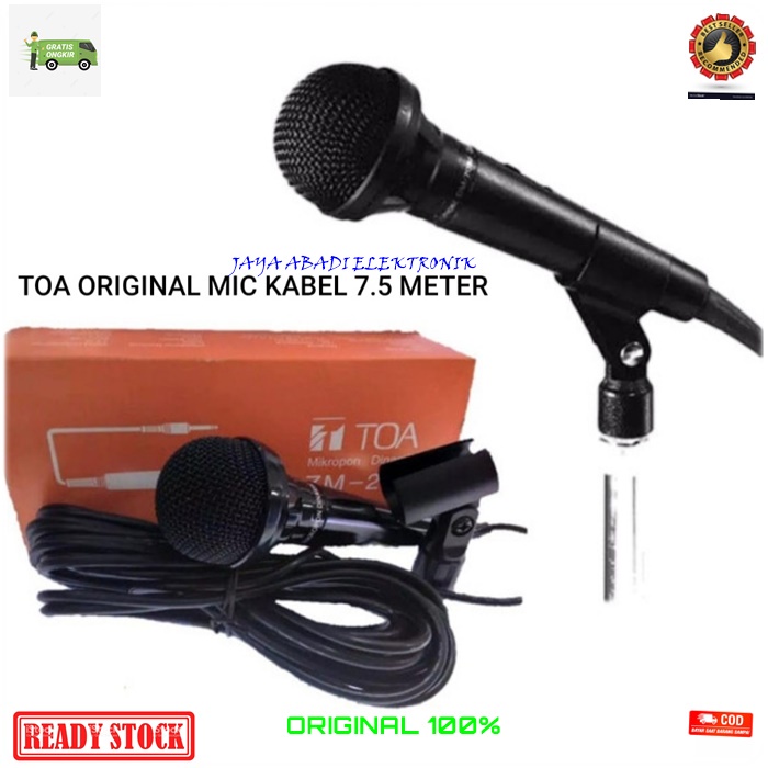 G554 ORI MIC KABEL 7 METER TOA MIK CABLE MIKROPHONE MICROPHONE MIKROPHONE DYNAMIC LEGENDARY KARAOKE 