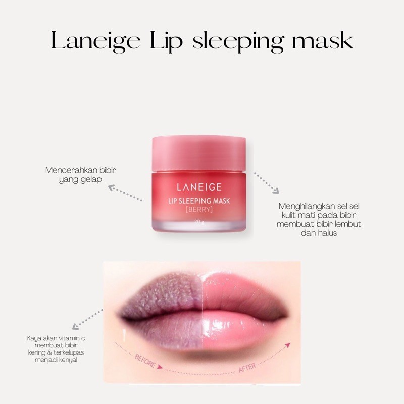 Laneige lips mask