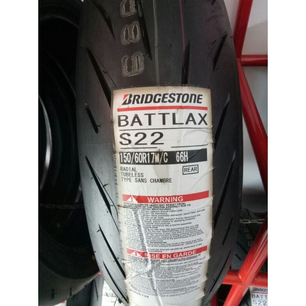 BAN LUAR BATTLAX S22 UKURAN 150/60-17 TUBELESS