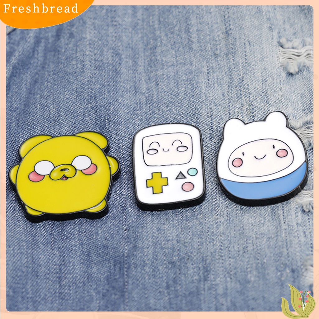 [ TERLARIS]Brooch Unisex Portable Adventure Time Figure Fashion Cartoon Brooch for Party