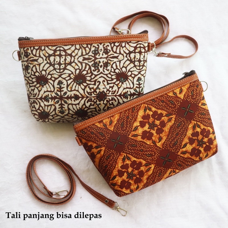 Tas Selempang Batik / Slingbag Batik Motif Sogan