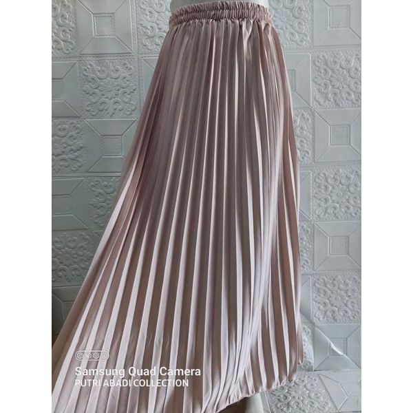 Rok Plisket Klok Premium Maxy Skirt Rok Plisket Jumbo