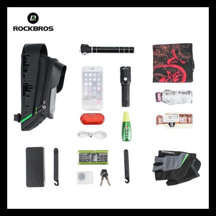 Tas Frame Sepeda Rockbros Tas Sepeda Mtb Front Tube Frame Premium