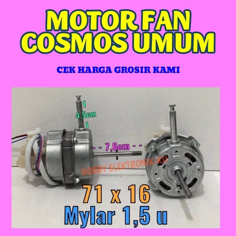 MOTOR FAN DINAMO KIPAS ANGIN COSMOS UMUM