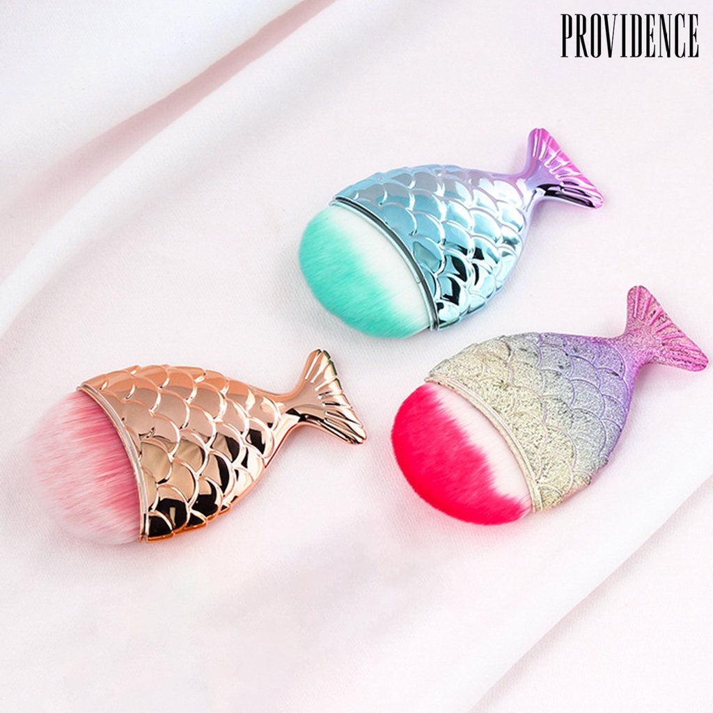 Providence Mermaid Tail Design Soft Nail Art Brush Dust Remover Cleaning Manicure Tool