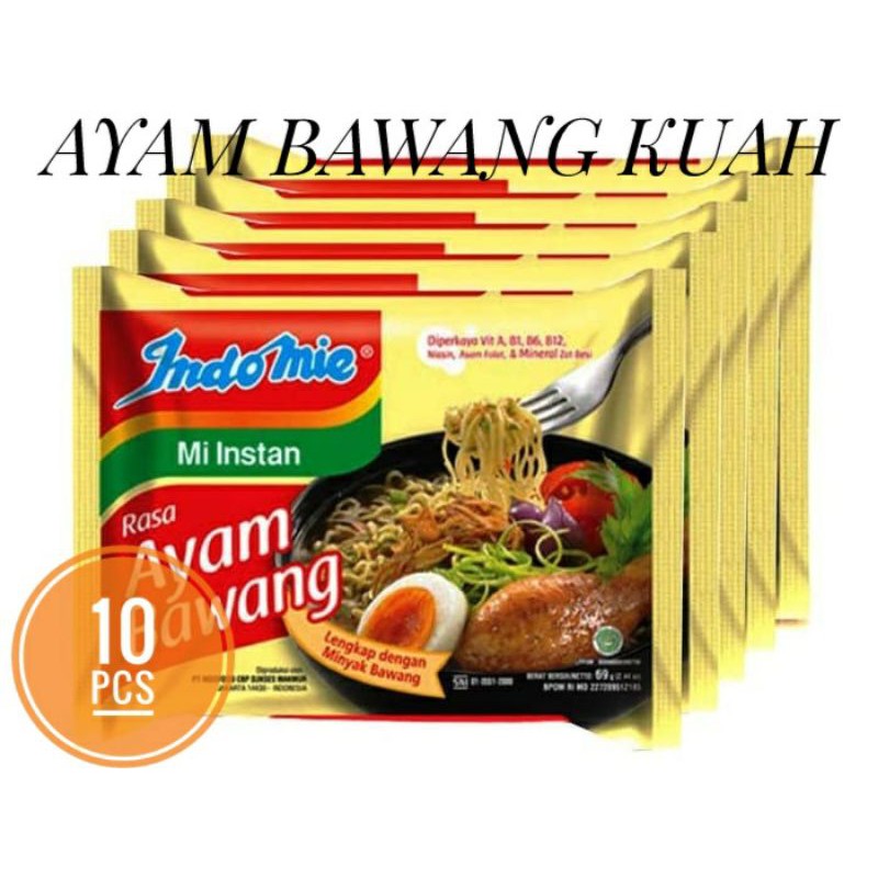 

INDOMIE AYAM BAWANG BELI 10 PCS