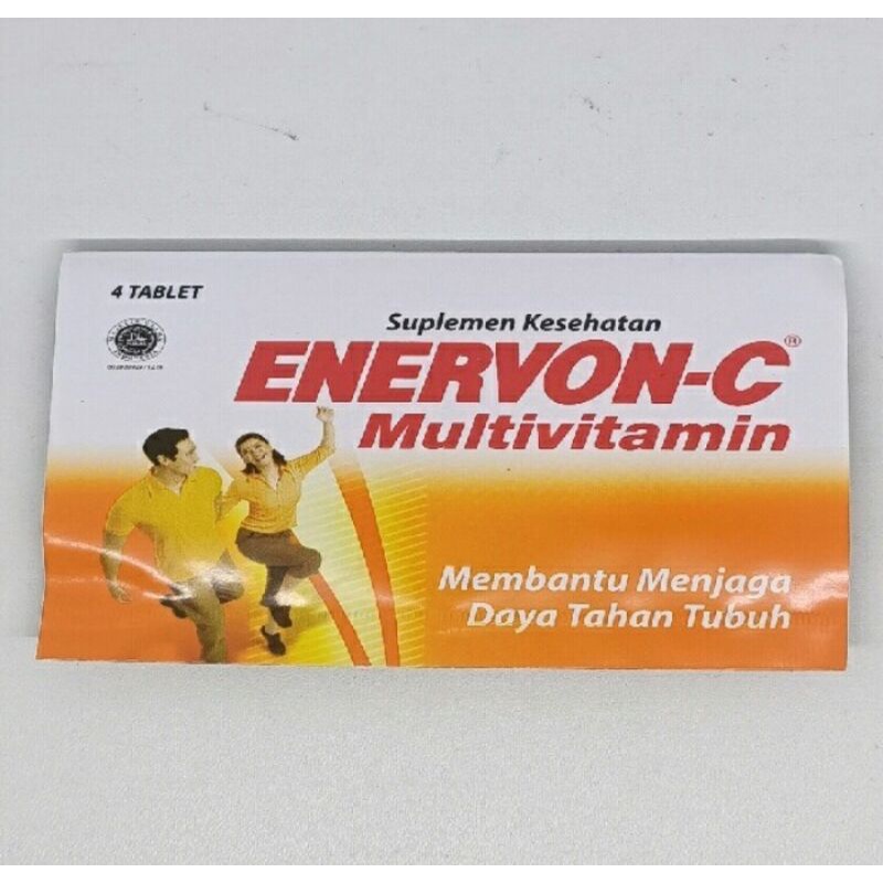 ENERVON C Multivitamin 1 strip @4 Kaplet