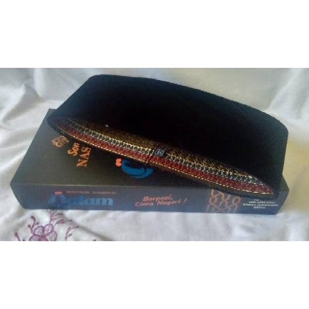 Songkok-Peci Nasional Motif AC TEROMPAH/TIJANI | KLA.22Jn22g