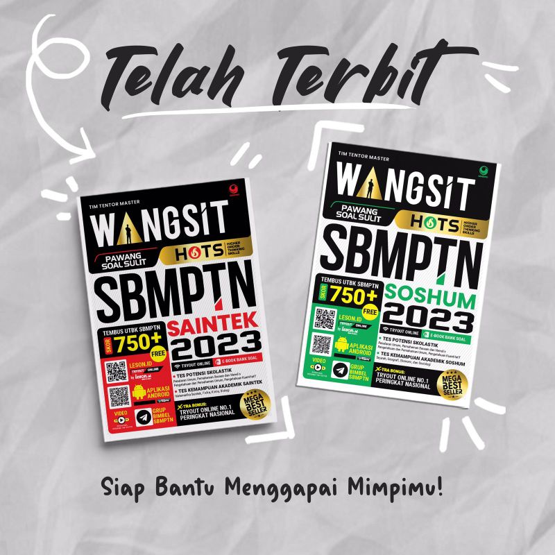 

Wangsit Saintek Soshum SBMPTN 2023