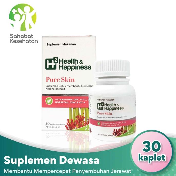 H2 Pure Skin - Suplemen Kesehatan Kulit Berjerawat atau Jerawat