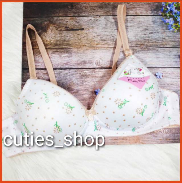 Bra Pelajar - PRETTY - busa tipis- sz 32-36