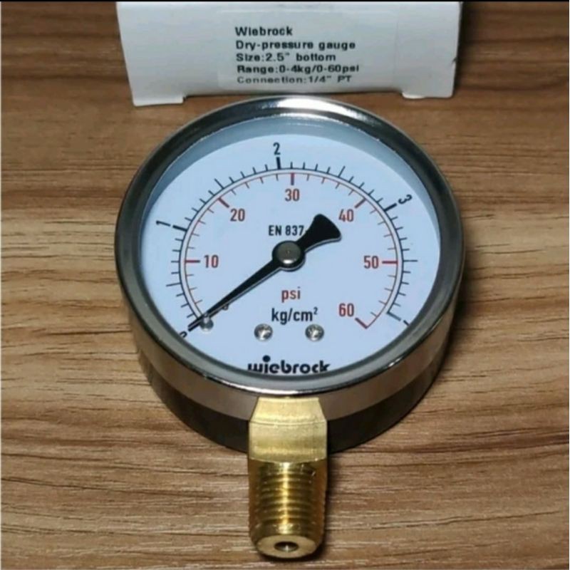 Pressure Gauge 6 Bar Naomoto - NagaMoto - Yuli Dengki - Maomoto - MTsai