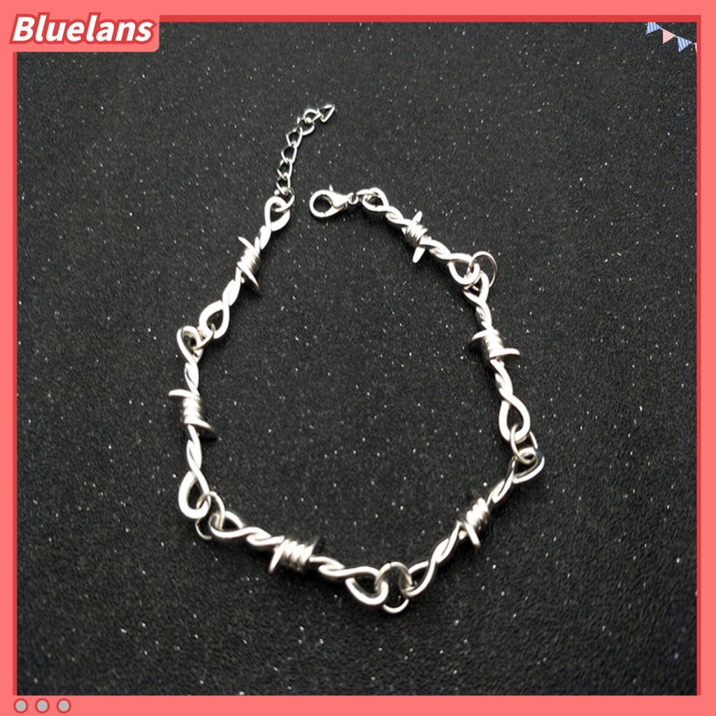 Gelang Choker Kawat Berduri Gaya Gothic Punk Hip-hop Untuk Unisex