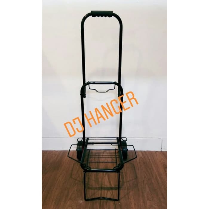 Troli | Troley | trolley Besi Hitam Lipat Serbaguna