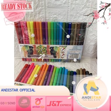 

SPIDOL WARNA / V-TEC SPIDOL V-TEC BRUSH PEN 24 W