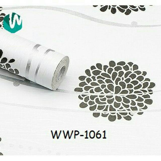 WALLPAPER STICKER | MOTIF DANDELION BLACK