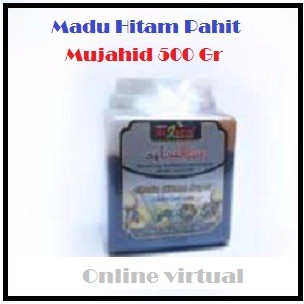 

Madu Hitam Super Pahit Mujahid Isi 500 Gram