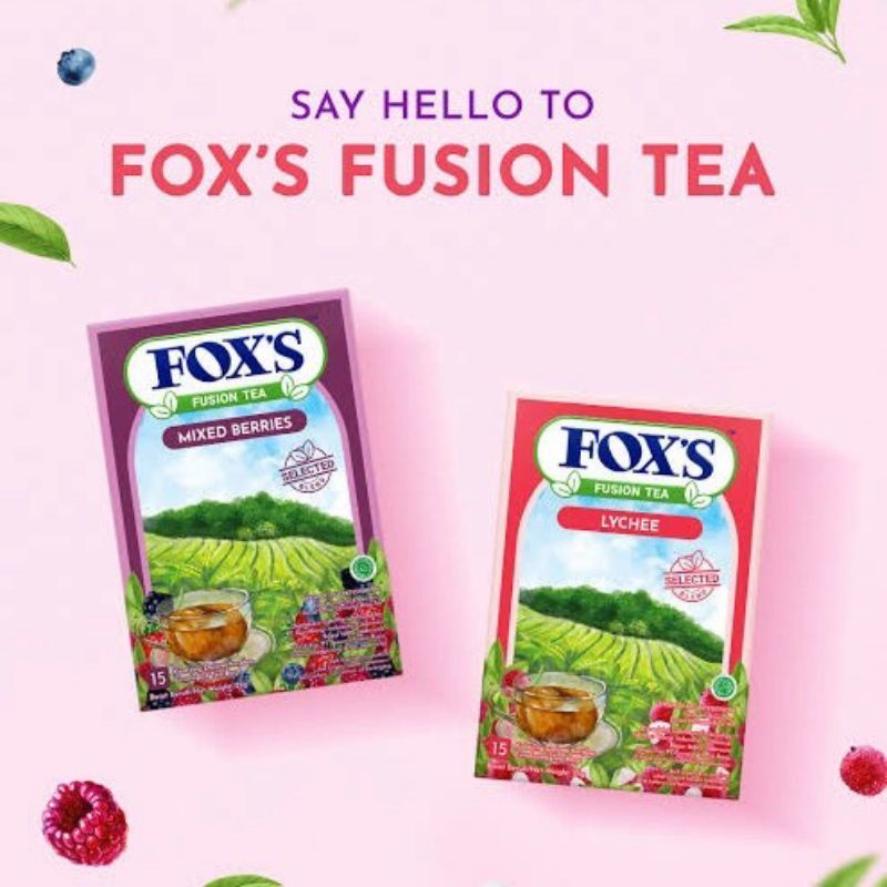 

FOX'S Fusion Tea | Teh Rasa Buah | 1.7 gr/15 pc