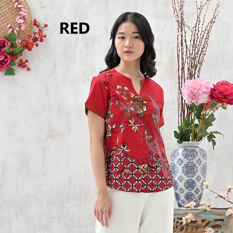 Blouse Batik - 208 - ARA - ABO - ANA - ACC - BNI - YL  - BL - JM - AZ - AON - RM - SMP - BBB - MTS - HvMd