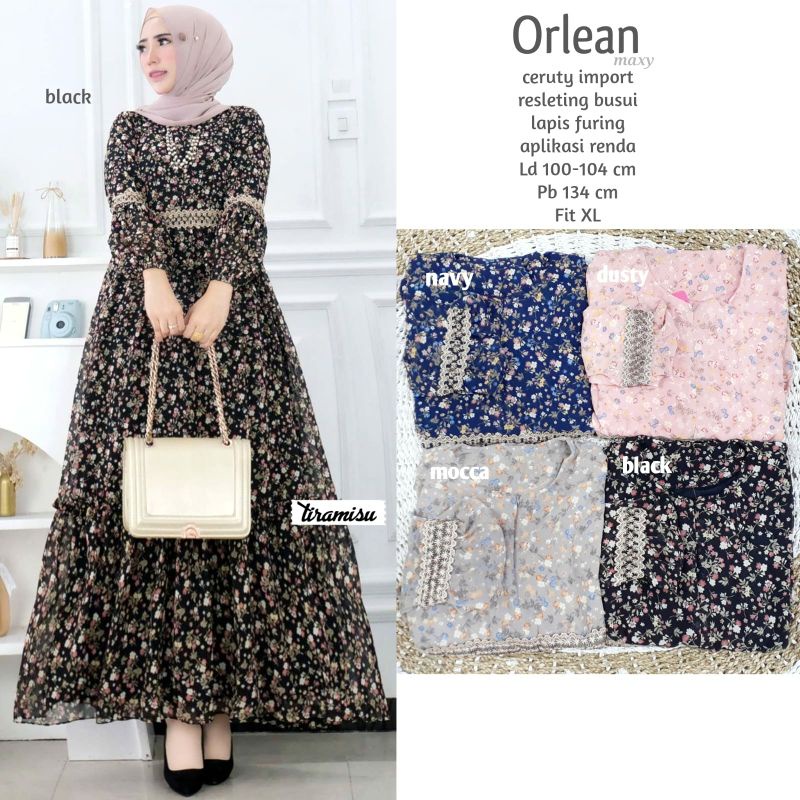 ORLEAN DRESS // GAMIS MAXI DRESS // TIRAMISU