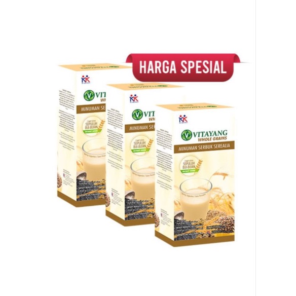 

Vitayang Whole Grains Minuman serbuk serealia paket isi 3 box