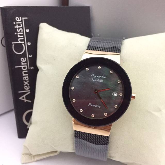 Alexandre Christie AC 2607 Black RoseGold