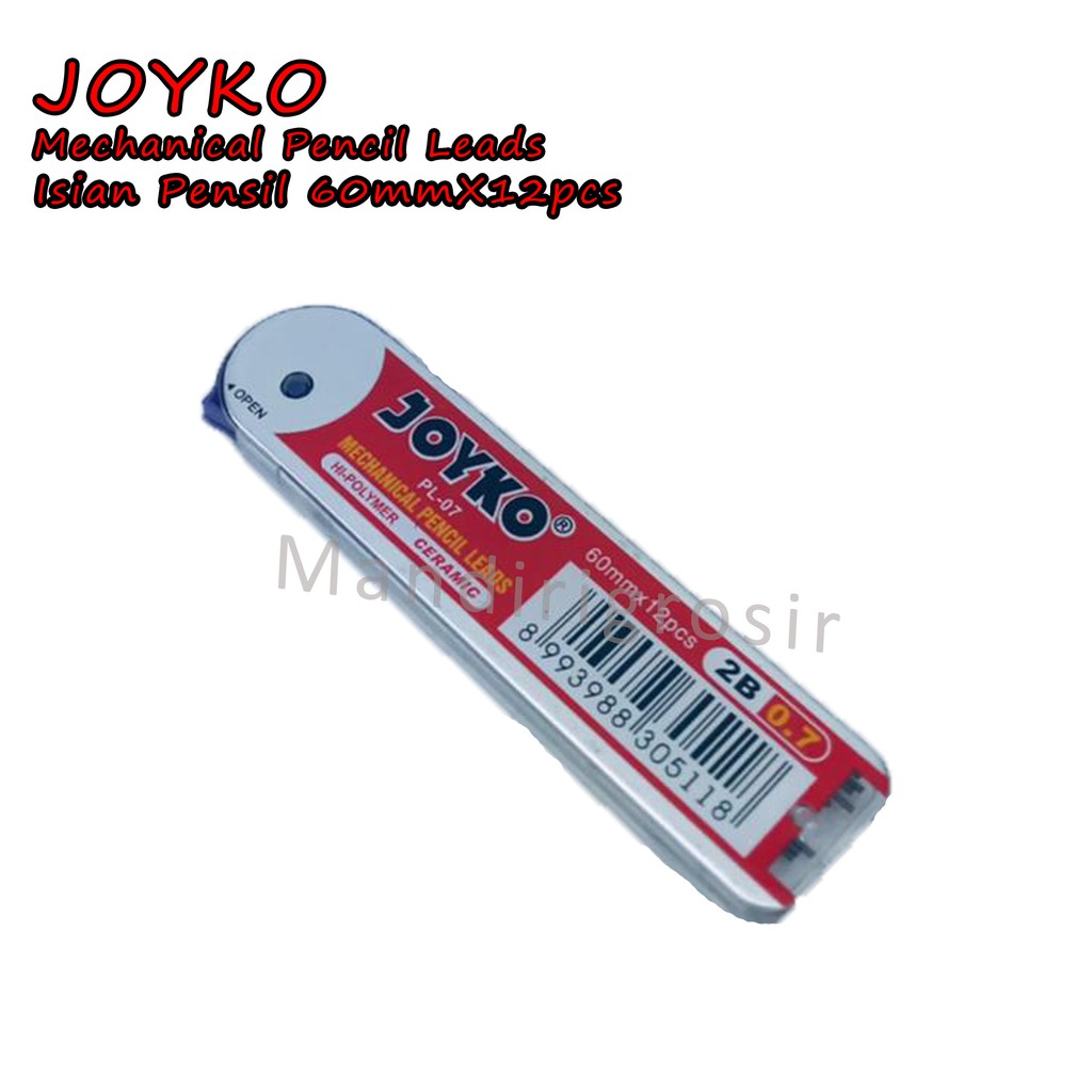 Mechanical Pencil Leads *Joyko * Isian Pensil * 60mm x 12pcs