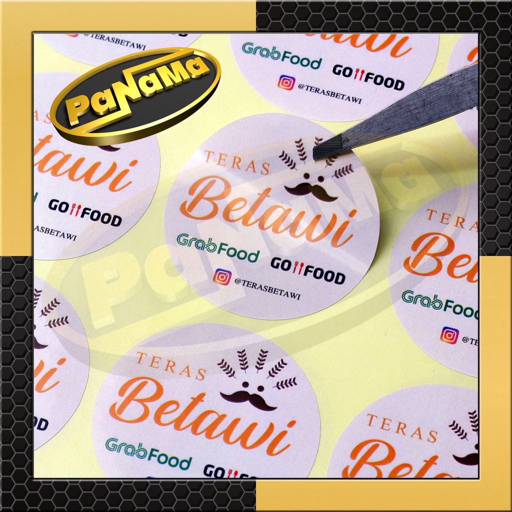 Print & Cut Sticker Chromo A3+, Cetak Kiss Cut Stiker Label Kromo / Cromo Murah Bagus, Bandung-7