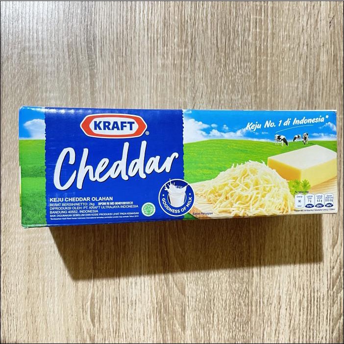 

KRAFT CHEDDAR / KEJU KRAFT CHEDDAR 2KG - GRAB GOJEK