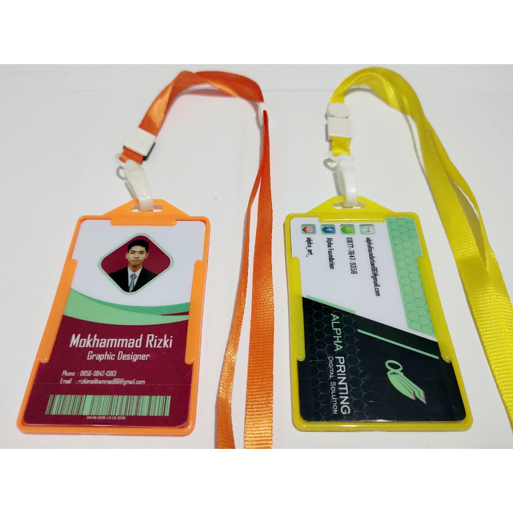 

ID Card Complete Holder + Tali Lanyard