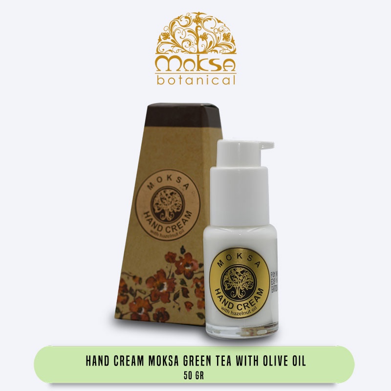 Moksa Hand Cream 50 ml Green Tea with Olive Oil