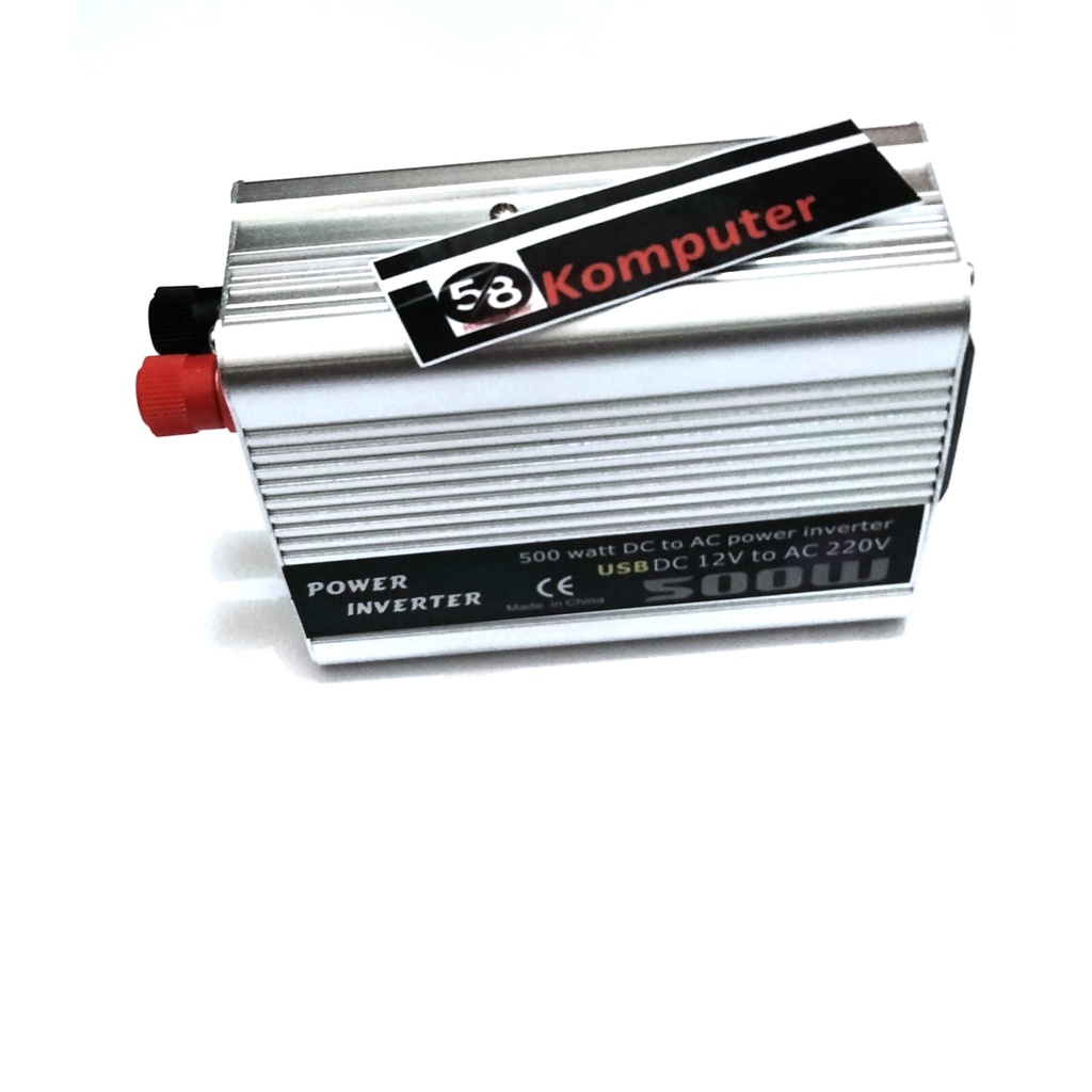 Power Inverter DC 12V To AC 220V 500W 500Watt Compatible Di Mobil