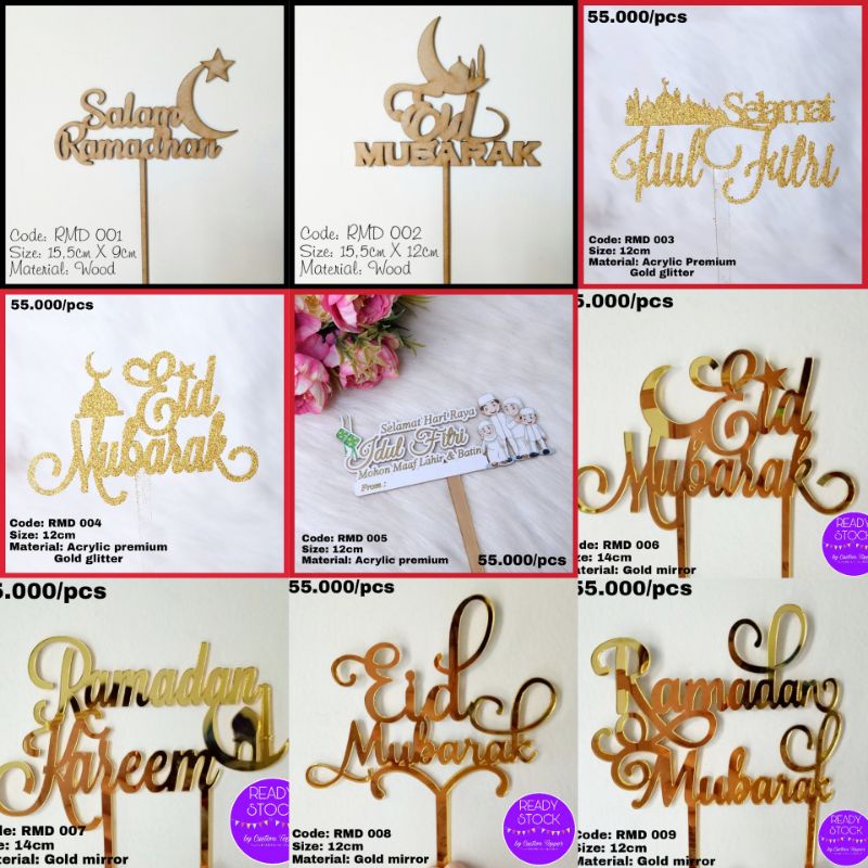 

Promo!!! Topper Ramadhan / Topper Idulfitri / Topper Hari Raya