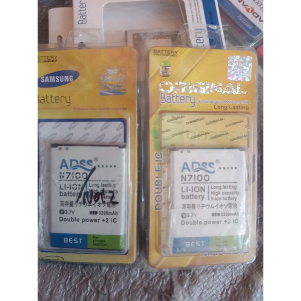 BATERAI BATTRY BATTY DOBLE POWER IC/SAMSUNG/NOTE2-DUBEL POWER ADSS/BAGUS
