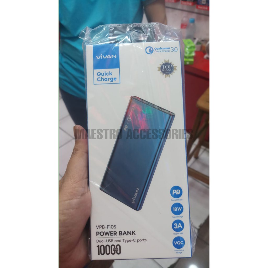 Power Bank VIVAN VPB-F10S 10000mAh ORIGINAL