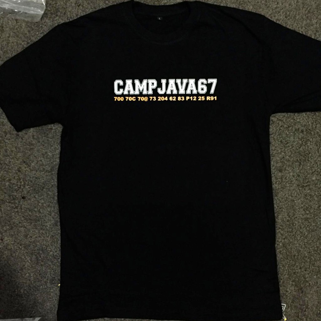 KAOS BAJU STM CAMP JAVA 67 KUALITAS PREMIUM - BAHAN 100% KATUN COMBED 30S