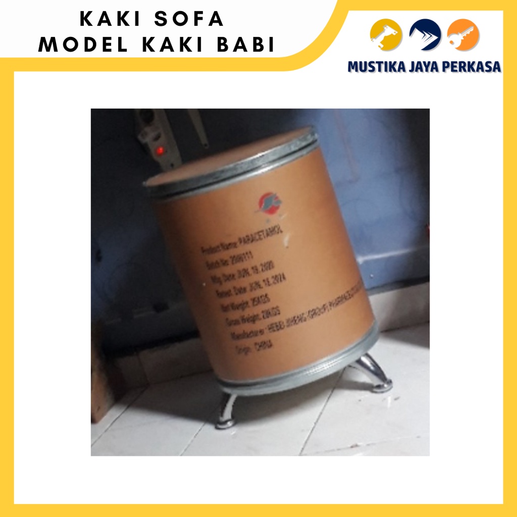 Kaki Sofa / Kursi Model Kaki Babi 10cm Kaki Baby Bukan Kaki Sofa Kayu Plastik Besi Chrome