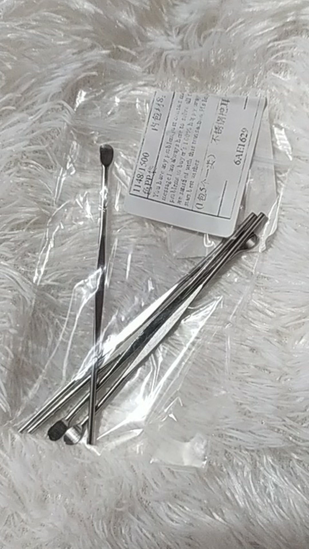 5pcs Pembersih Telinga Bahan Stainless Steel Weijiao Id