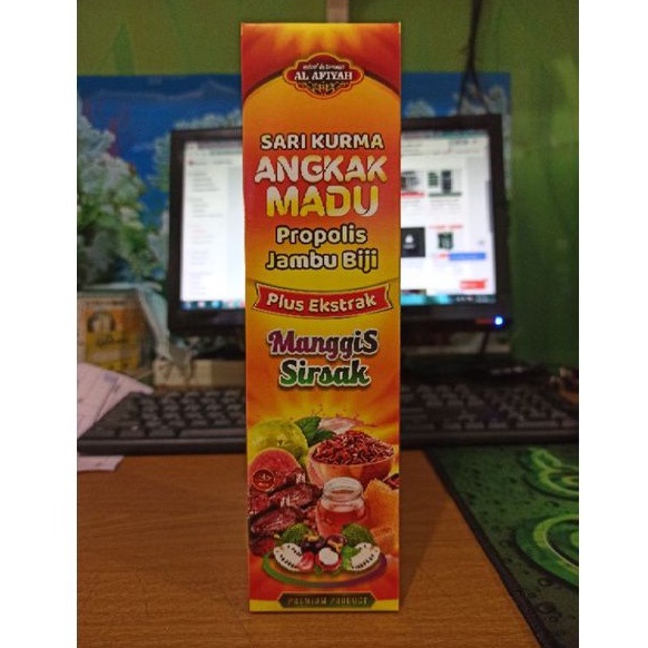 SARI KURMA ANGKAK MADU JAMBU BIJI PLUS MANGGIS SIRSAK AL AFIYAH 470 gr